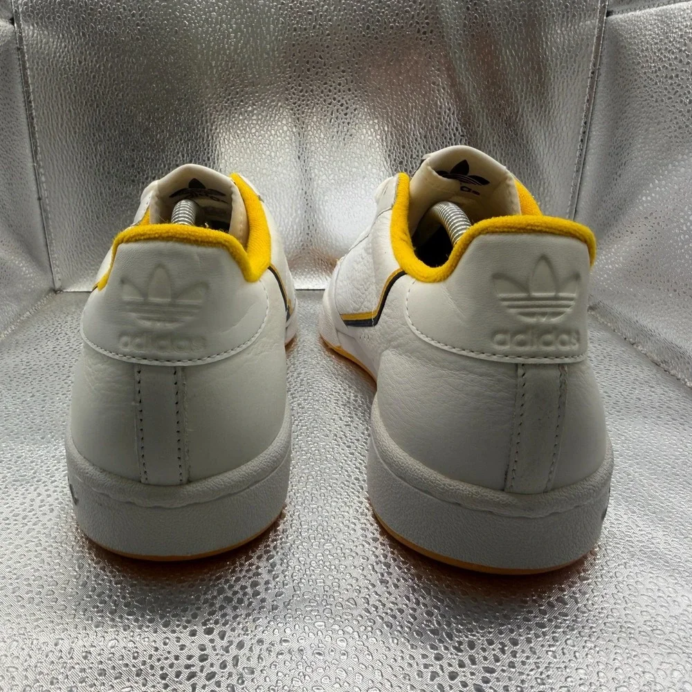 Size 11 Adidas Continental 80 Low White Mens Lace-Up Athletic Shoes‎ G28995